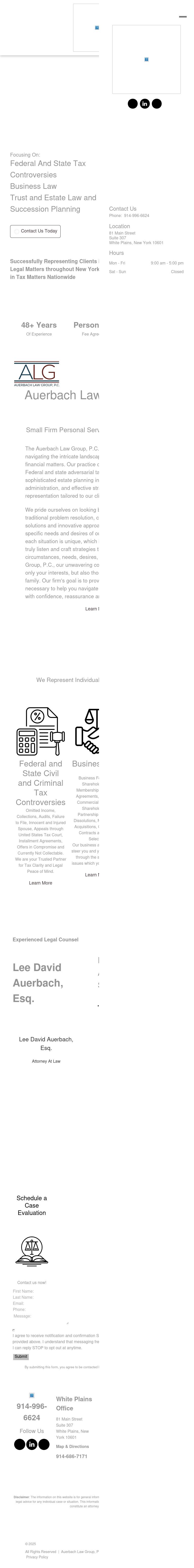 Law Offices of Lee David Auerbach, P.C. - Chappaqua NY Lawyers