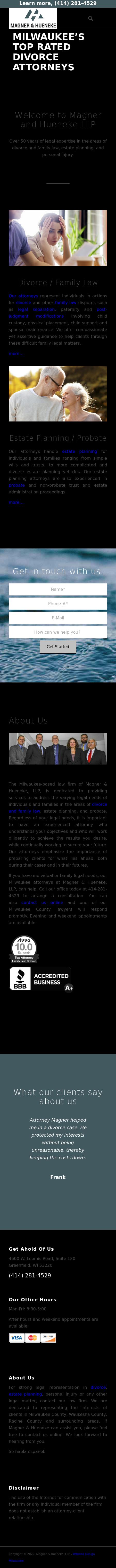 Magner, Hueneke, Smith & Borda, LLP - Milwaukee WI Lawyers