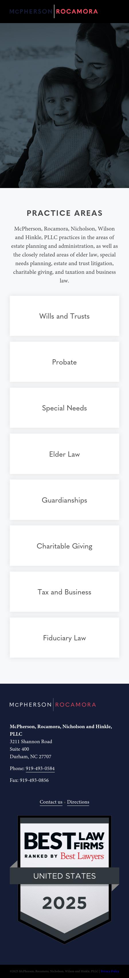 McPherson, Rocamora, Nicholson & Nordgren, PLLC - Durham NC Lawyers