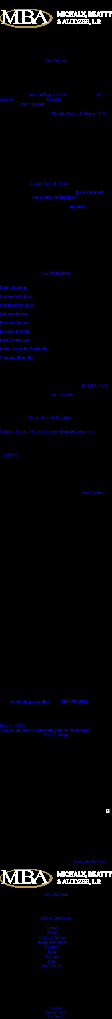 Michalk, Beatty & Alcozer, L.P. - Temple TX Lawyers