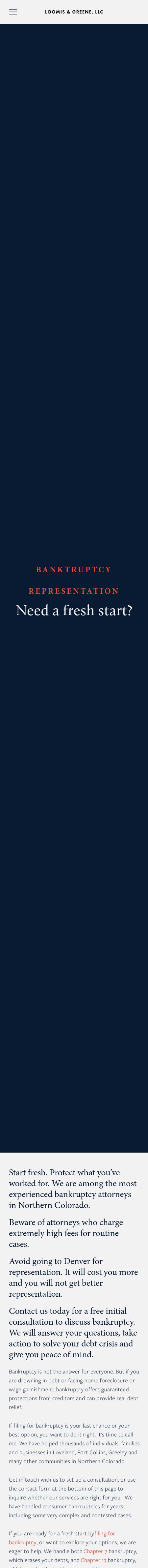 Northern Colorado Bankruptcy Center - Loveland  CO Lawyers