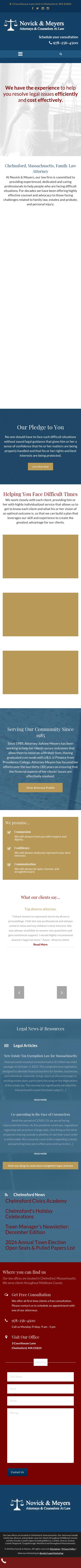 Novick & Meyers - Chelmsford MA Lawyers