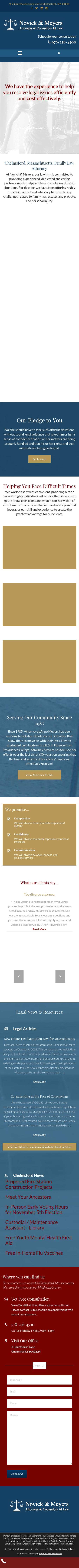 Novick & Meyers - Westford MA Lawyers