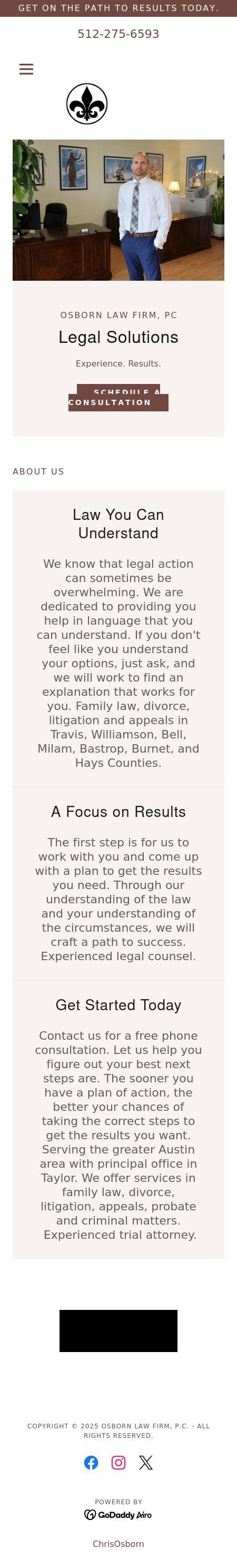 Osborn Law Firm PC - Taylor TX Lawyers