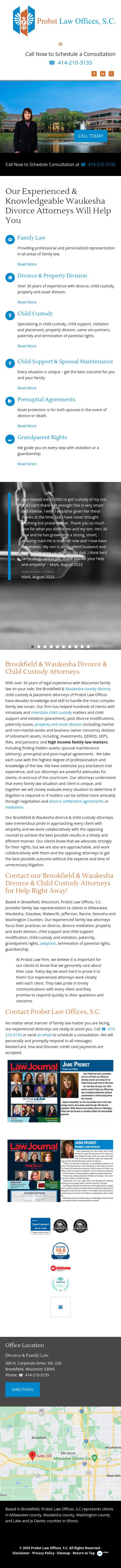 Probst Law Offices, S.C. - Wauwatosa WI Lawyers