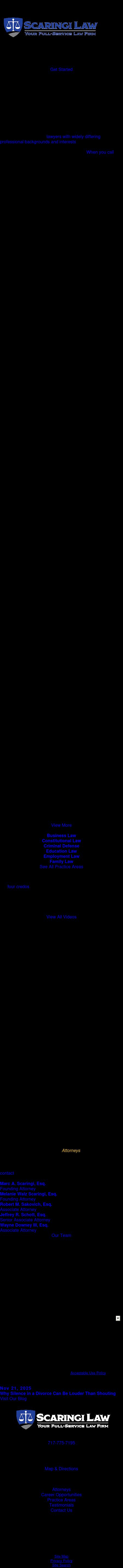 Scaringi & Scaringi, P.C. - Harrisburg PA Lawyers