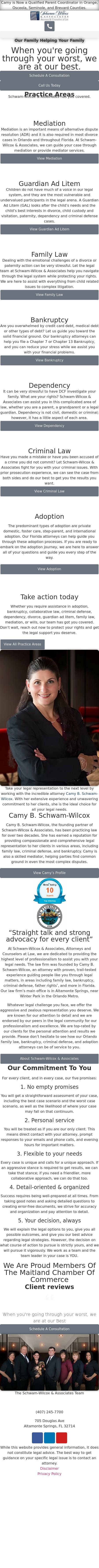 Schwam-Wilcox & Associates, Attorneys and Counselors at Law - South Daytona FL Lawyers