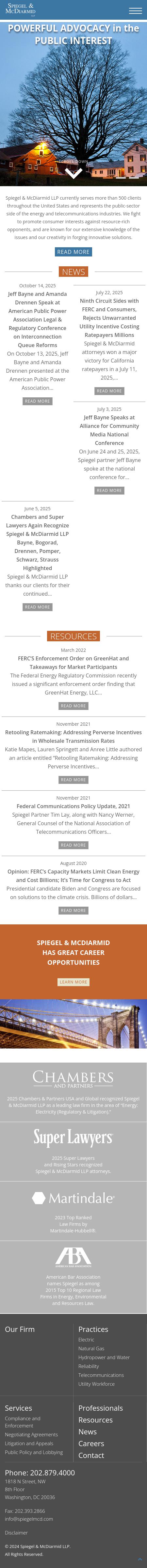 Spiegel & McDiarmid LLP - Washington DC Lawyers