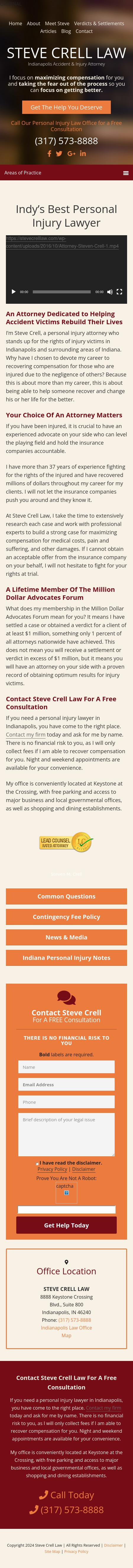 Steve Crell Law - Indianapolis IN Lawyers