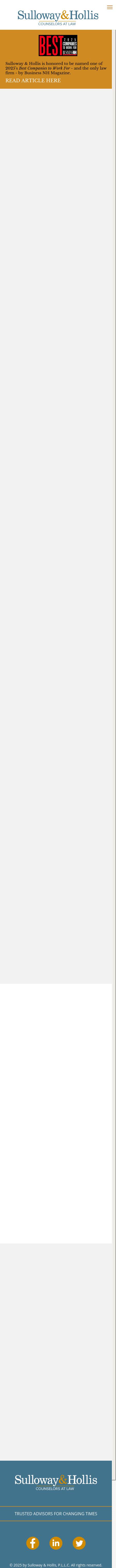 Sulloway & Hollis, P.L.L.C. - Concord NH Lawyers