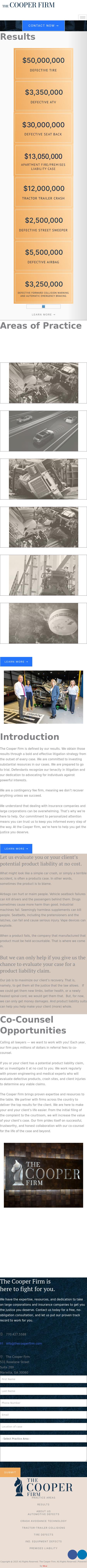 The Cooper Firm - Marietta GA Lawyers