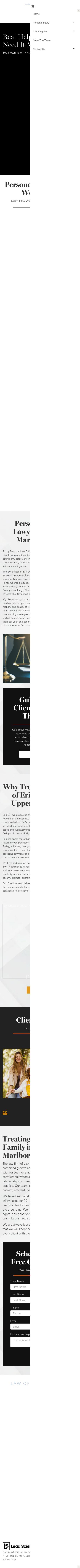 The Law Offices of Erik D. Frye, P.A. - Upper Marlboro MD Lawyers