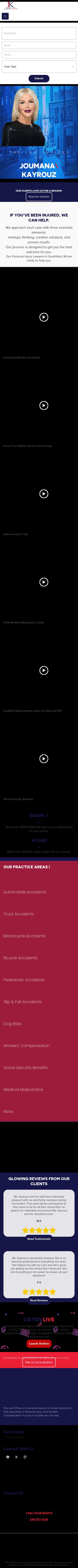 The Law Offices Of Joumana Kayrouz PLLC - Southfield MI Lawyers