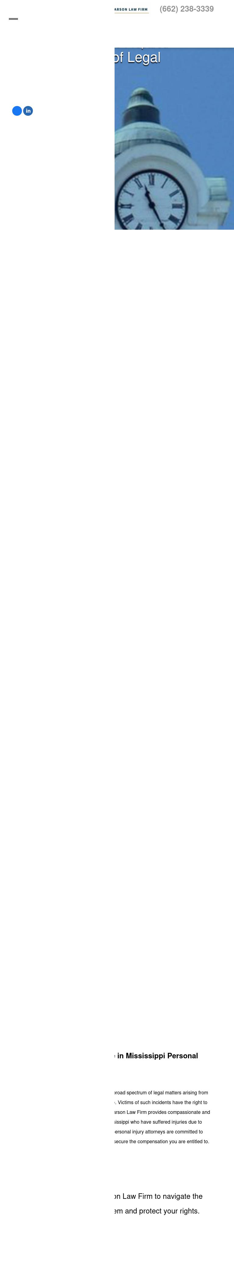 The Pearson Law Firm - Oxford MS Lawyers