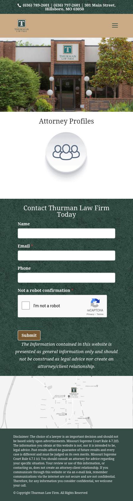 Thurman, Howald, Weber, Senkel & Norrick, L.L.C. - Hillsboro MO Lawyers