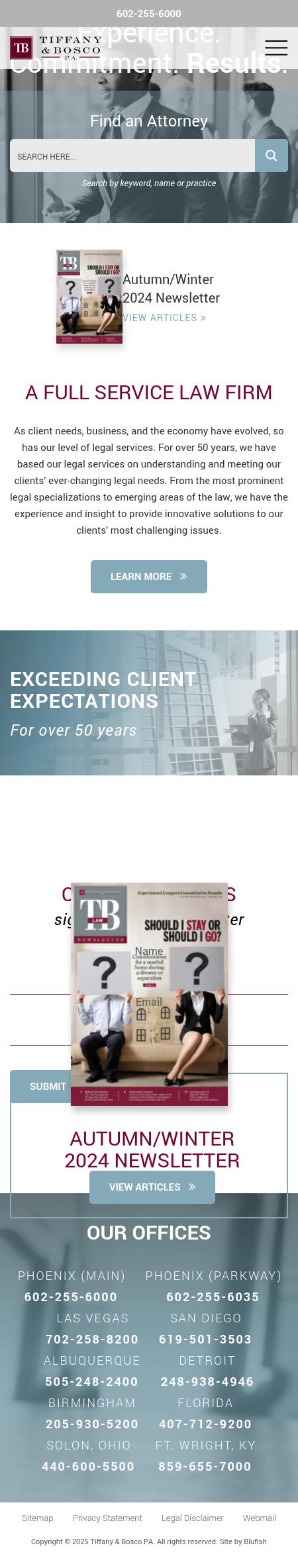 Tiffany & Bosco, P.A. - Phoenix AZ Lawyers