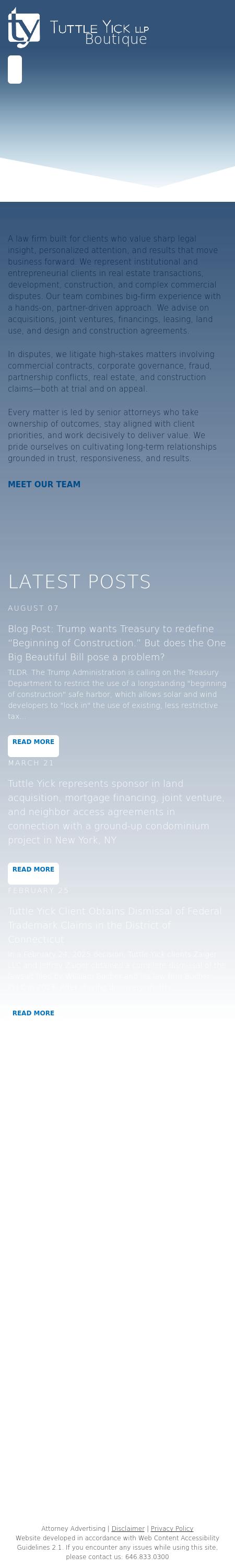 Tuttle Yick LLP - New York NY Lawyers