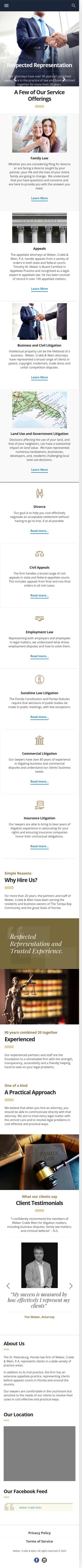 Weber, Crabb, & Wein P.A. - St. Petersburg FL Lawyers