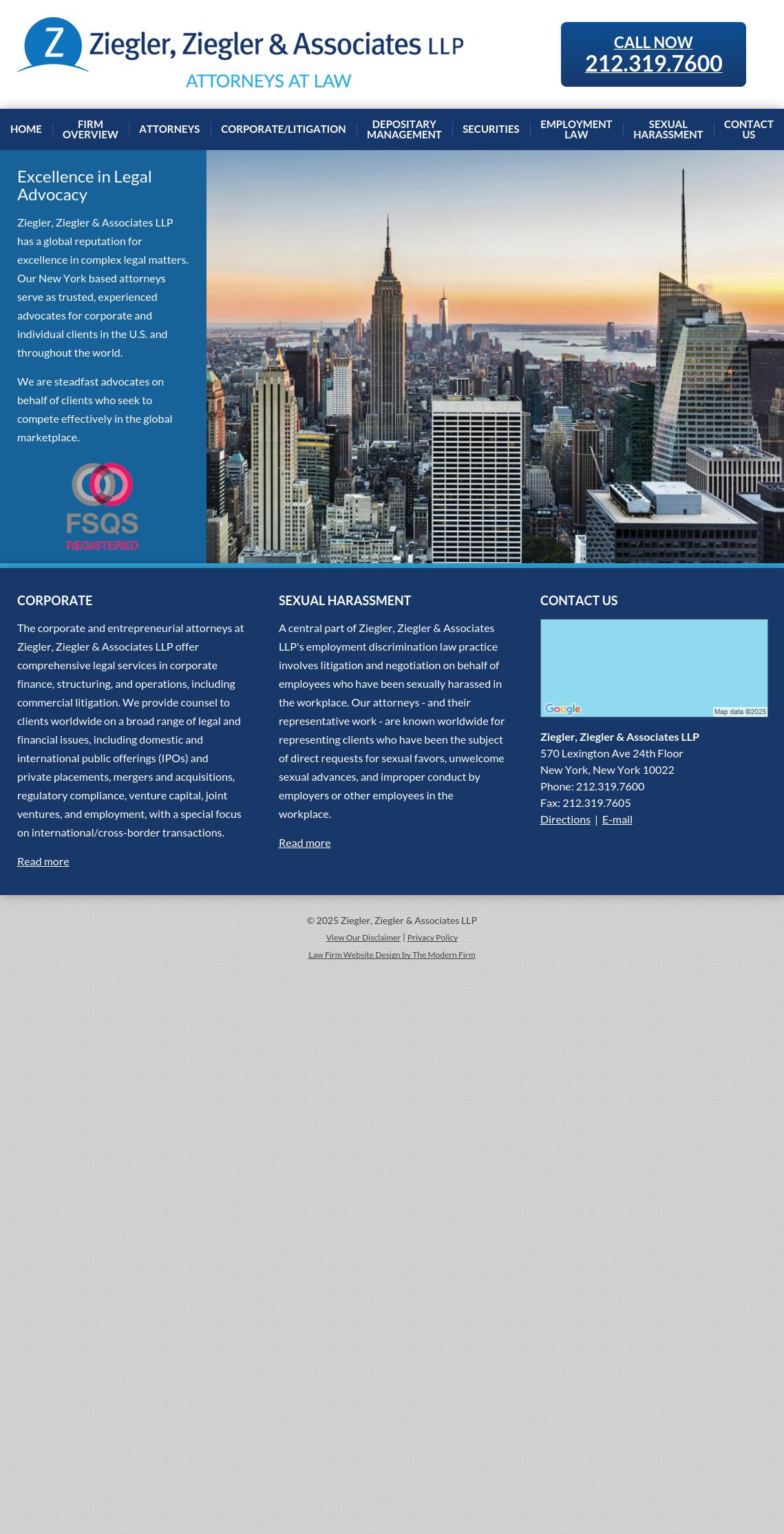 Ziegler, Ziegler & Associates LLP - New York NY Lawyers