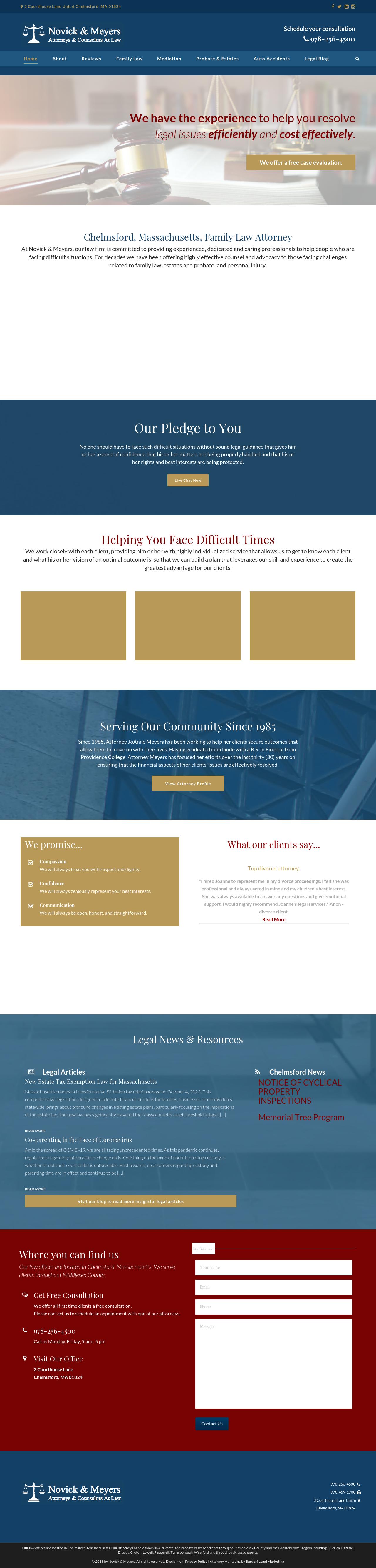 Novick & Meyers - Chelmsford MA Lawyers