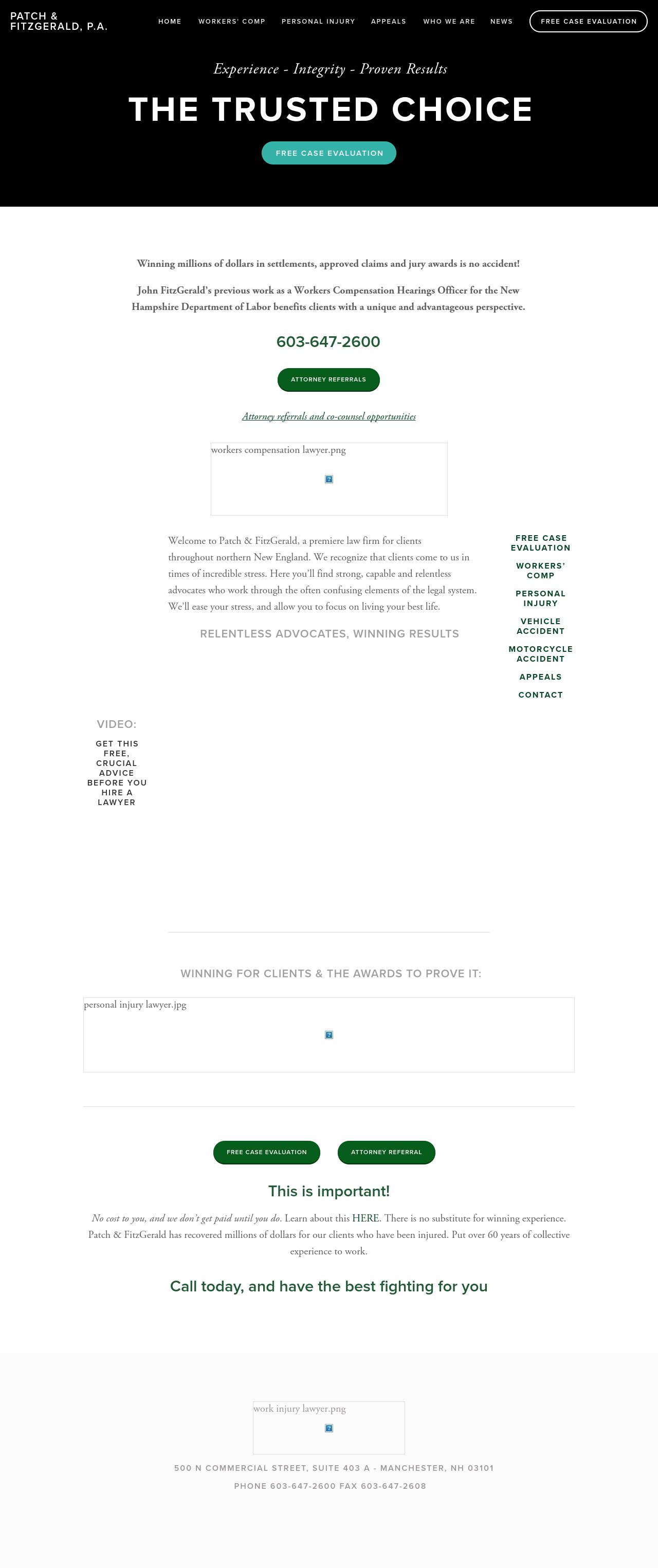 Patch & FitzGerald - Manchester NH Lawyers