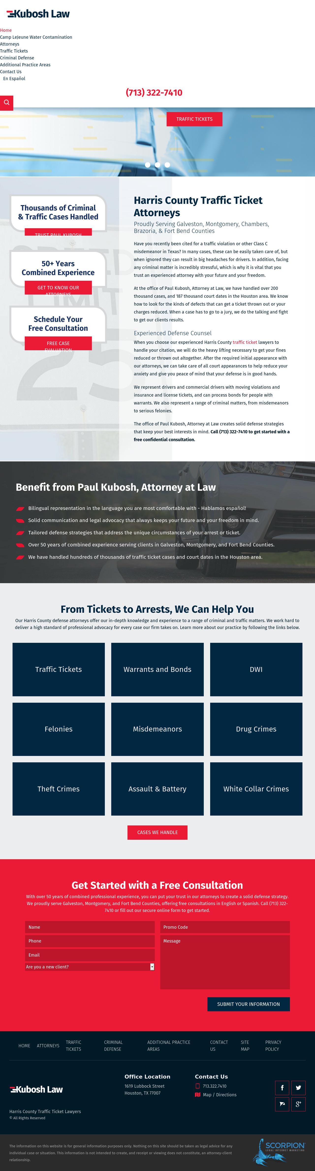 Paul Kubosh Attorney at Law - Houston TX Lawyers