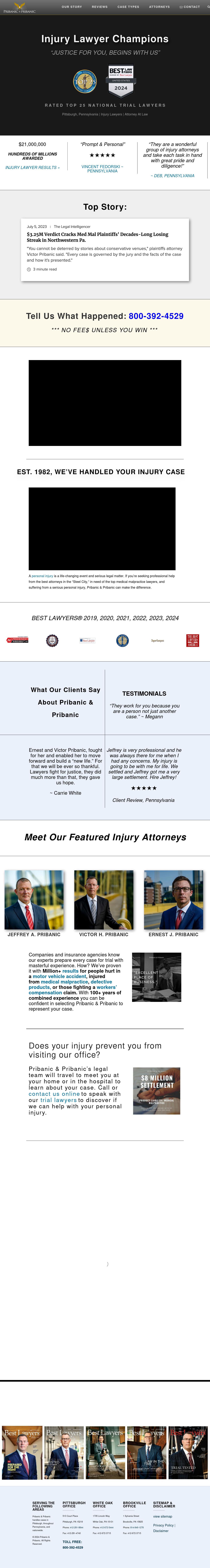 Pribanic & Pribanic - White Oak PA Lawyers