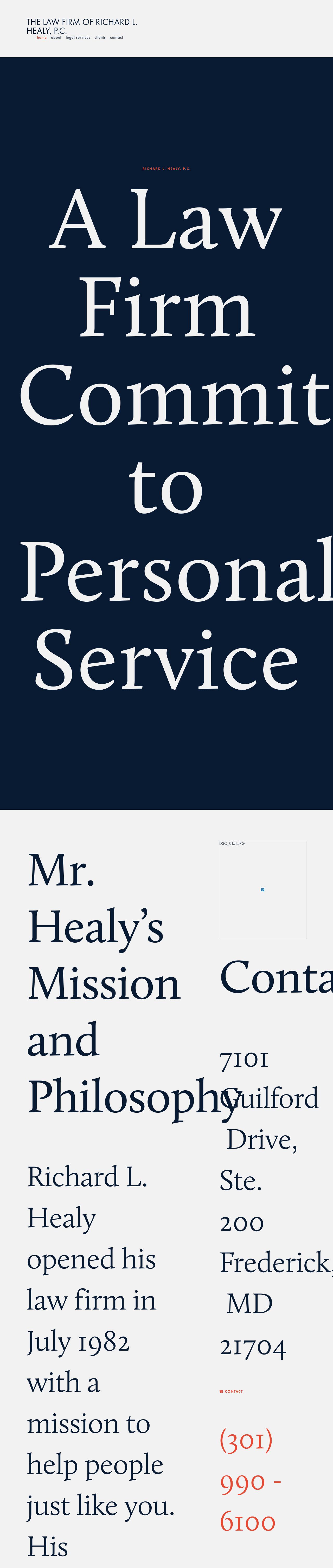 Richard L. Healy - Frederick MD Lawyers