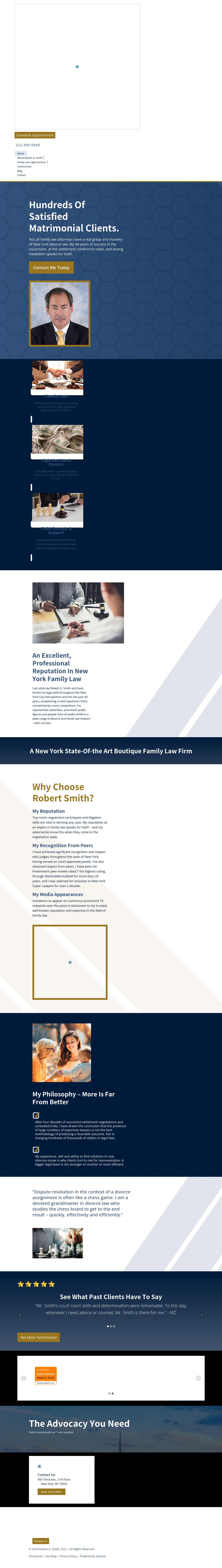 Robert G. Smith - New York NY Lawyers
