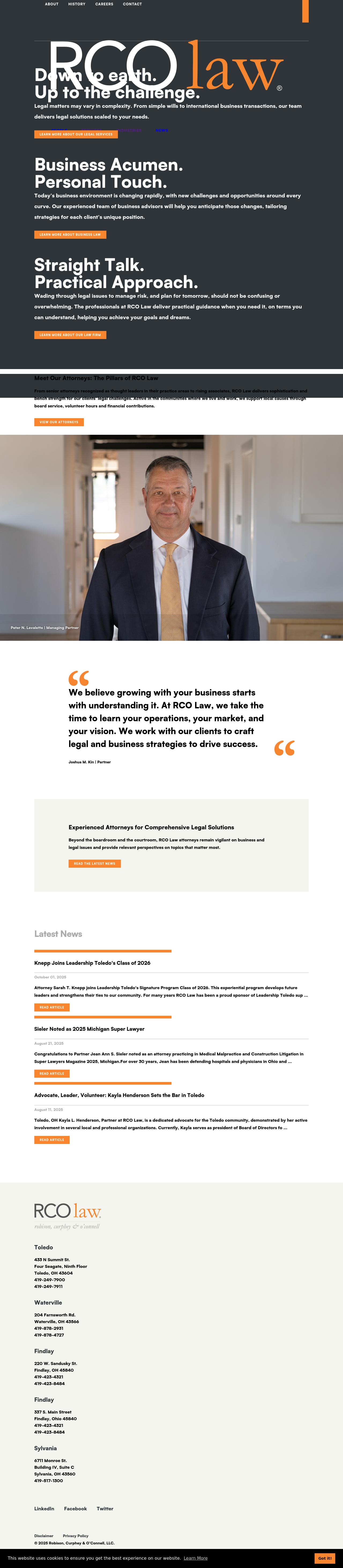 Robison, Curphey & O'Connell, LLC - Waterville OH Lawyers