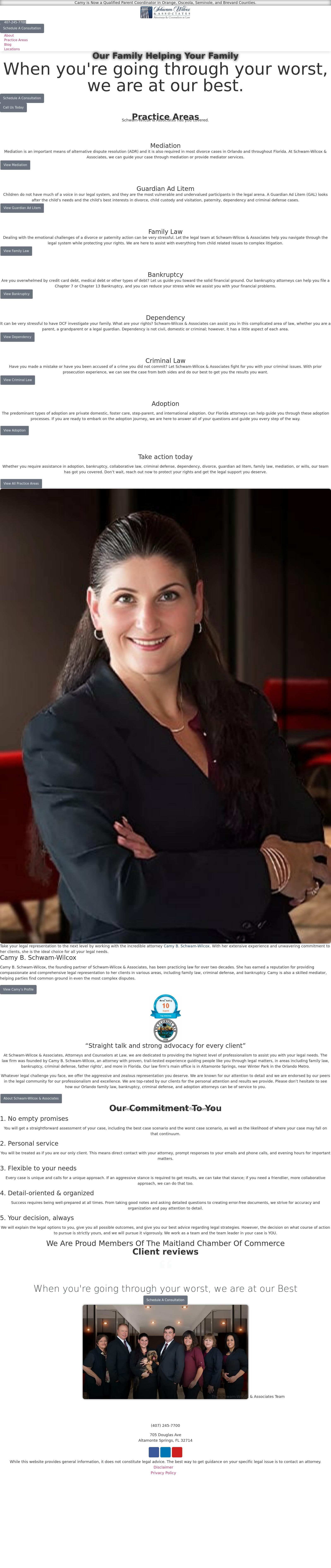 Schwam-Wilcox & Associates, Attorneys and Counselors at Law - The Villages FL Lawyers