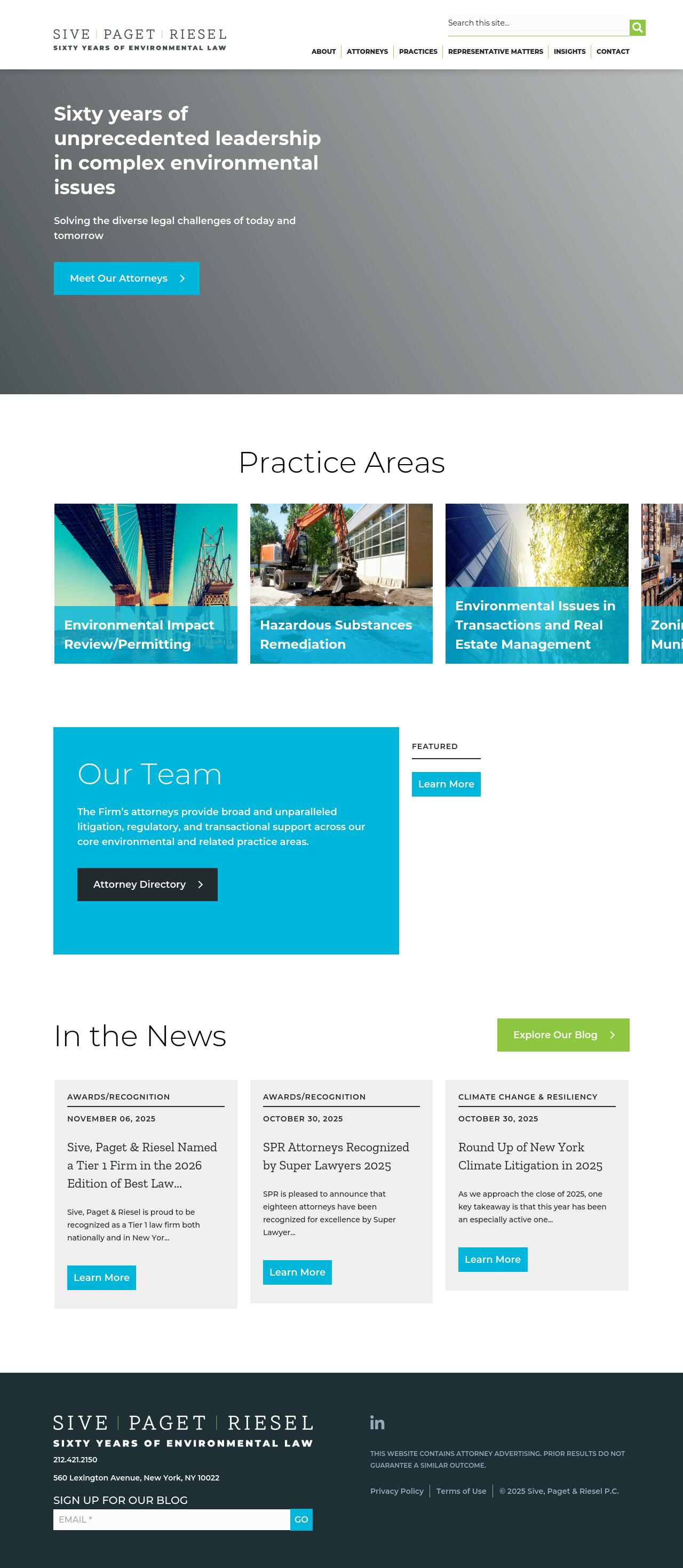 Sive, Paget & Riesel, P.C. - New York NY Lawyers