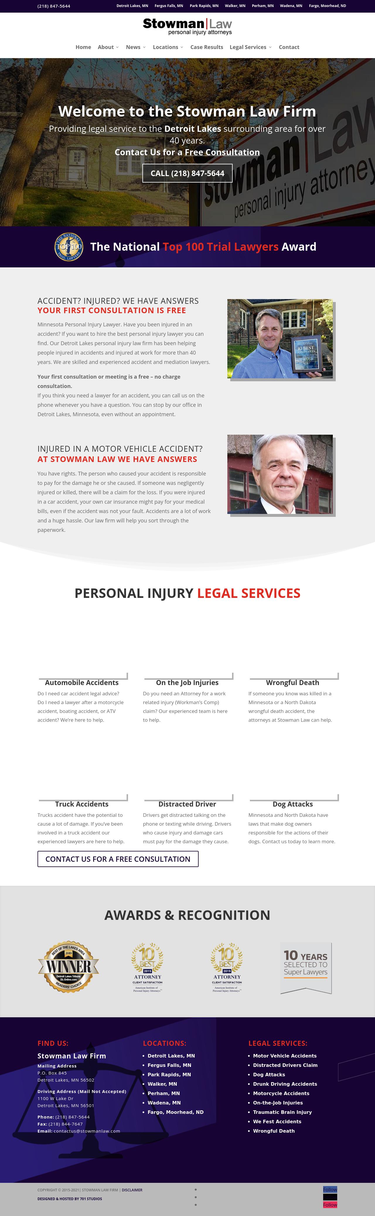 Stowman Law Firm, P.A. - Detroit Lakes MN Lawyers
