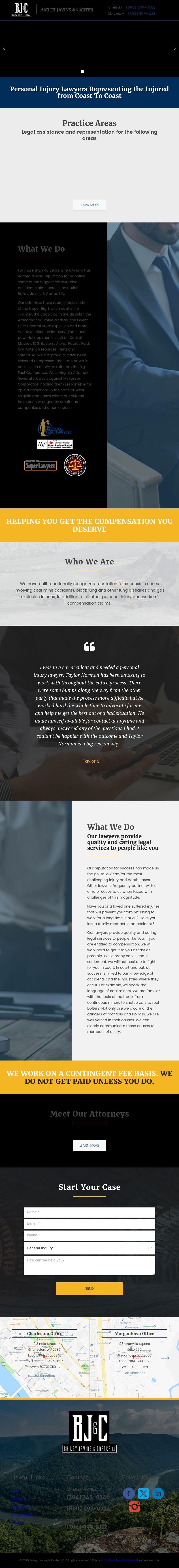 Bailey, Javins & Carter, L.C. - Summersville WV Lawyers