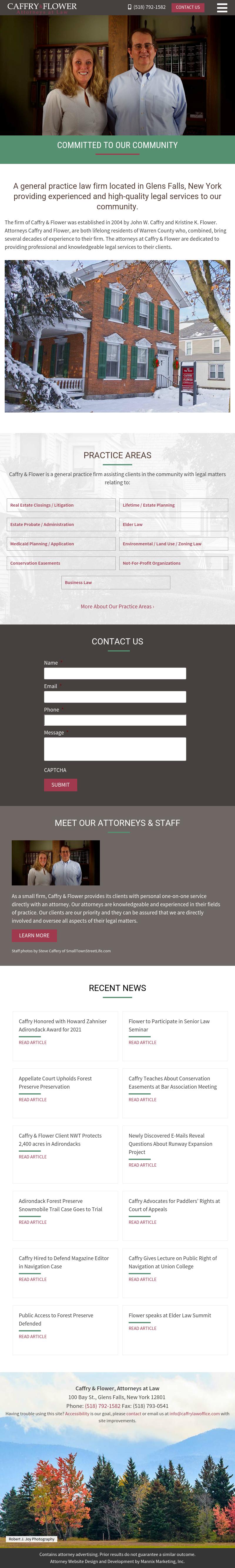 Caffry & Flower - Glens Falls NY Lawyers