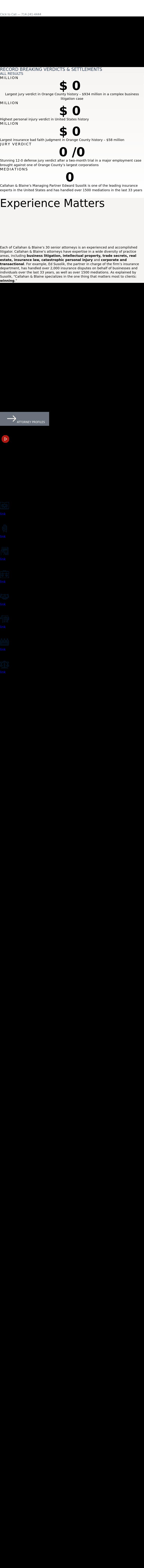 Callahan & Blaine - Santa Ana CA Lawyers