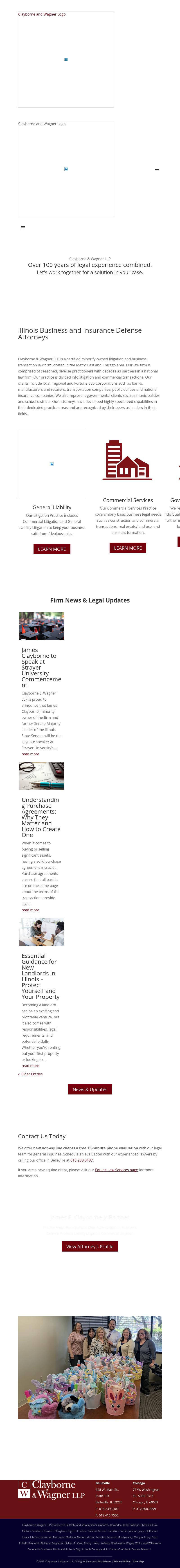 Clayborne, Sabo & Wagner LLP - Belleville IL Lawyers