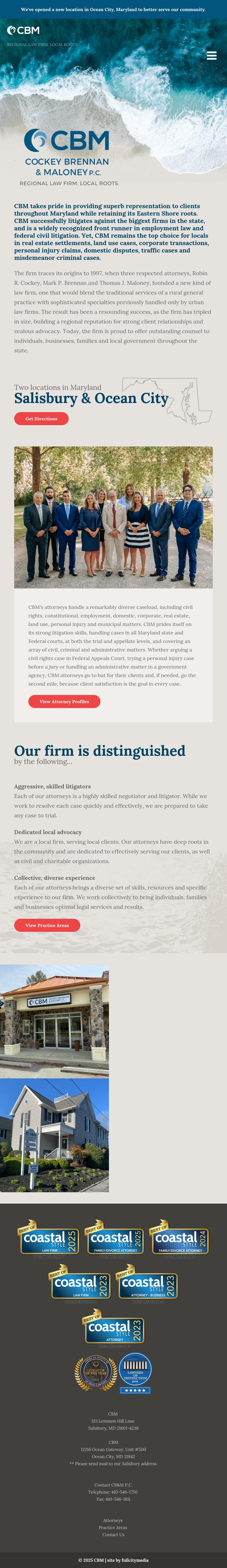 Cockey, Brennan & Maloney, P.C. - Salisbury MD Lawyers