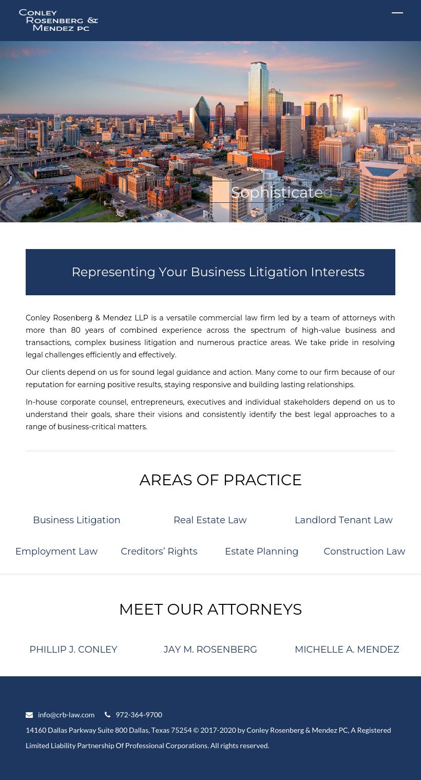 Conley Rosenberg & Brenneise LLP, A Registered Limited Liability Partnership Of Professional Corporations - Addison TX Lawyers