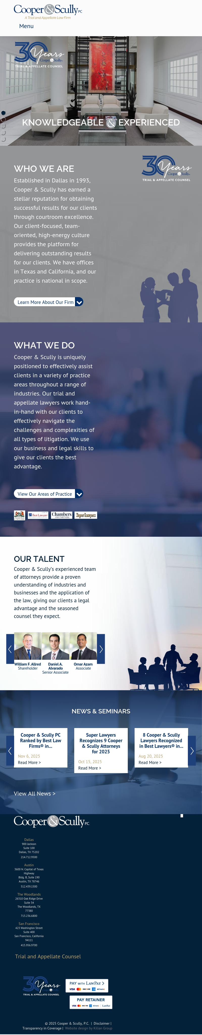 Cooper & Scully, P.C. - Houston TX Lawyers