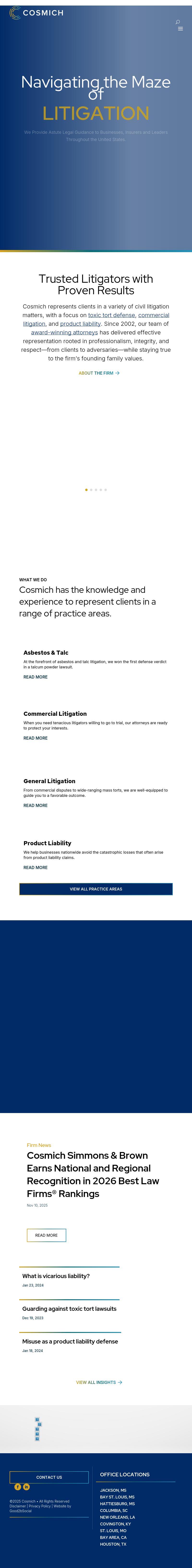 Cosmich Simmons & Brown, PLLC - Hattiesburg MS Lawyers