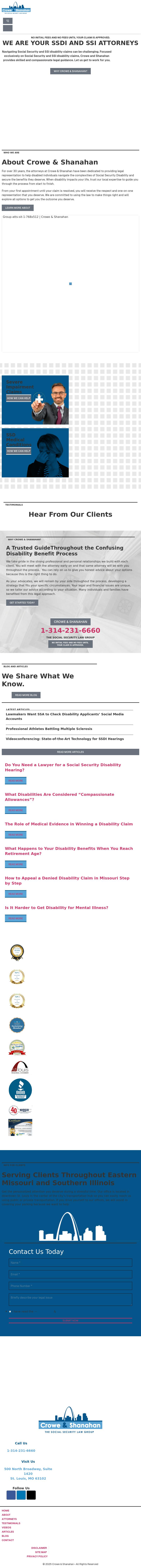 Crowe & Shanahan - St. Louis MO Lawyers