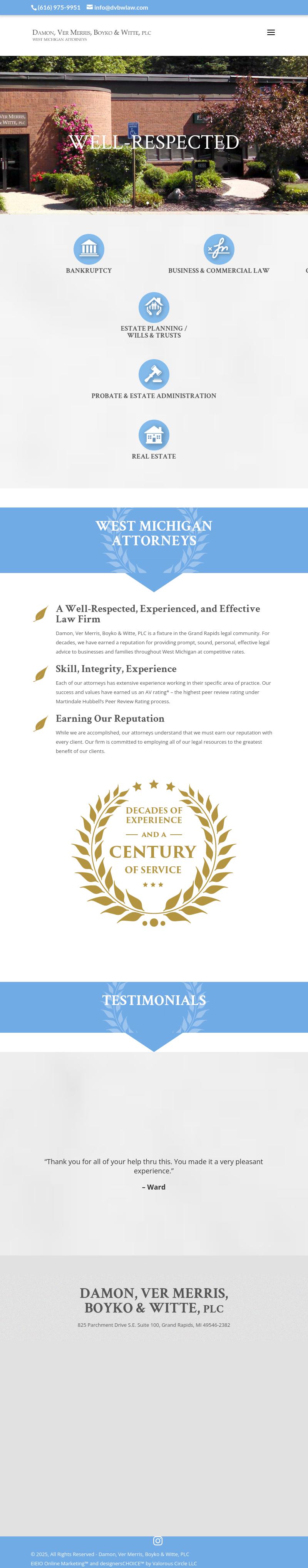 Damon Ver Merris Boyko & Witte PLC - Grand Rapids MI Lawyers