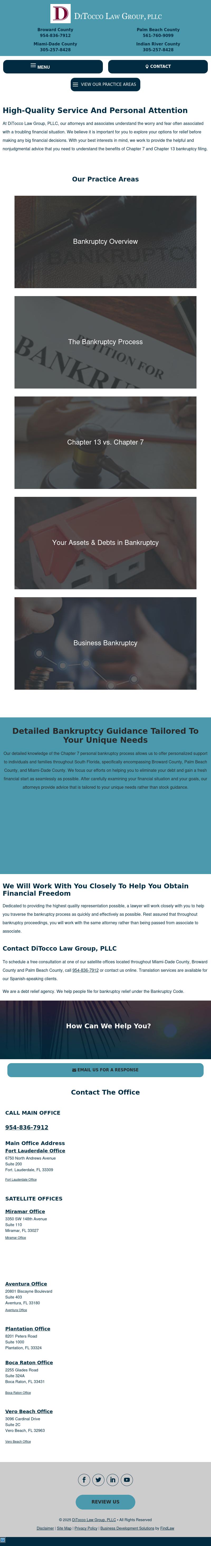 DiTocco Law Group, PLLC - Plantation FL Lawyers