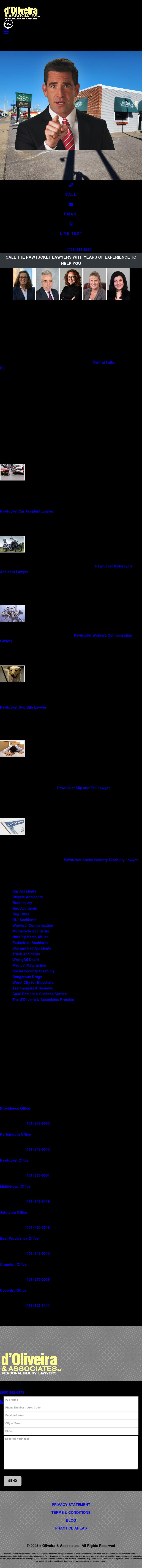 d'Oliveira & Associates - Pawtucket RI Lawyers