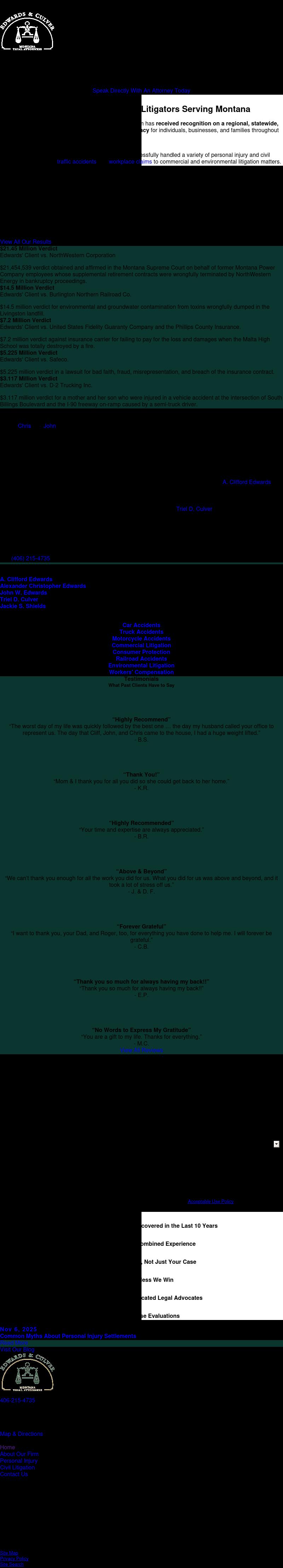 Edwards & Culver - Billings MT Lawyers