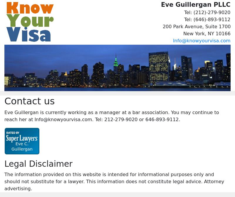 Eve Guillergan PLLC - New York NY Lawyers