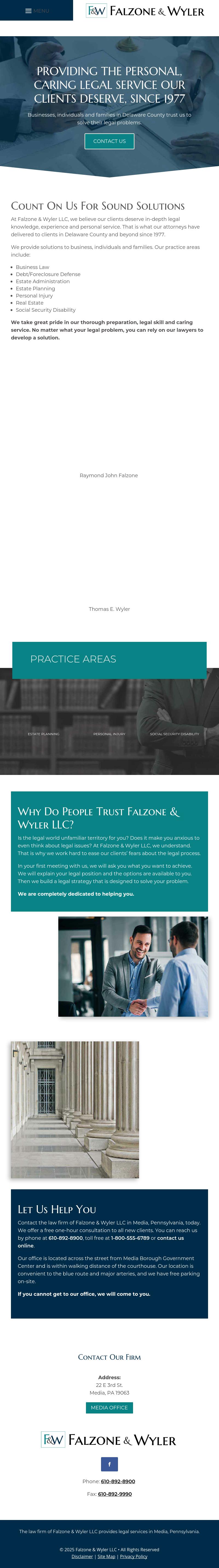 Falzone & Wyler - Media PA Lawyers