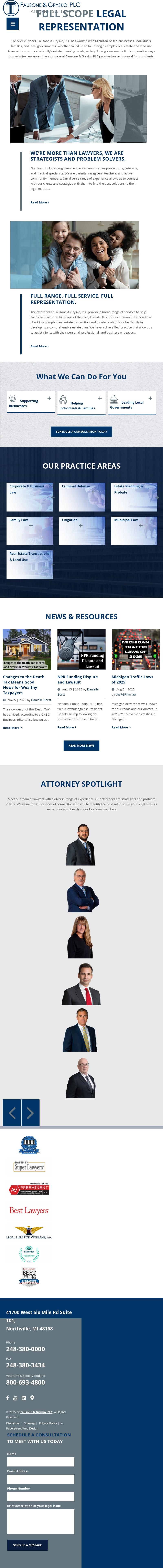 Fausone Bohn, LLP - Howell MI Lawyers
