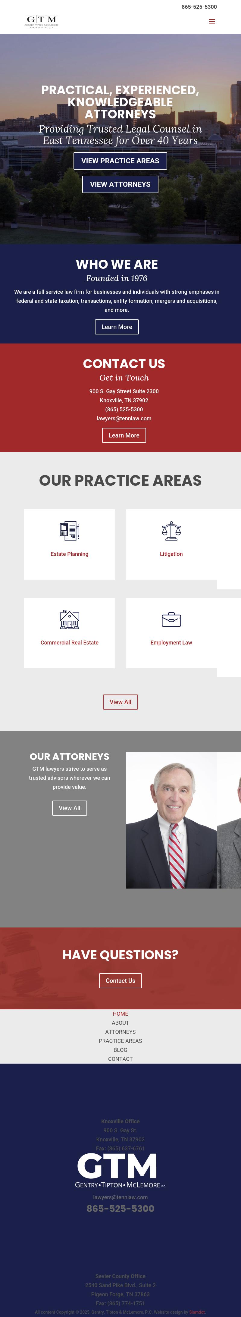 Gentry, Tipton & McLemore, P.C. - Knoxville TN Lawyers